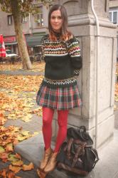 Fairisle and Schoolskirt and hazing.