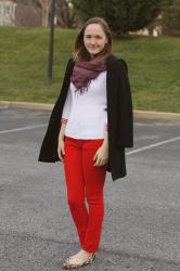 Wearing Today: Red, White, and Black