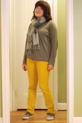 Outfit Post - Mustard Pants