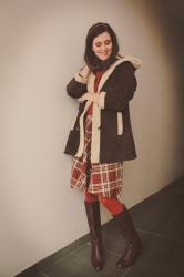 Seventies Shearling and Plaid