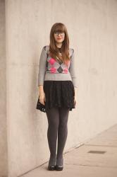 Look Book: Argyle, Polka Dots & A Valentines Blogger Meet-up!!