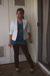 OOTD: White Jacket