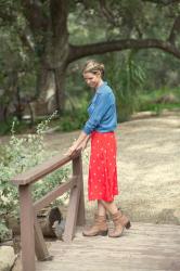 {Look Book} Chambray + Red