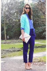 My Choice of Outfit of the Week - Monochromatic Blue!