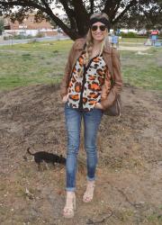 Leather, animal print and sandals