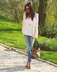 Cream Blazer