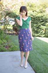 4 ways "Stilt Striders Skirt"