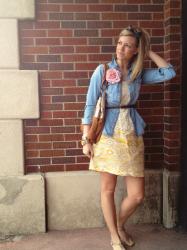 Outfit Post: Spring Textures & Layers