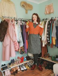 my ideal vintage dress and an autumn thursday