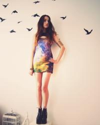 chicwish´ galaxy dress