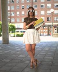 Falda de encaje: el look