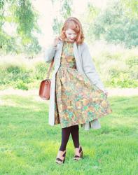 vintage watercolour dresses and sunday breakfasts