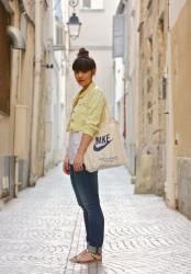 Blouson Jaune Pastel