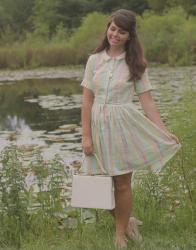 Perfect Plaid Pastel Dress.