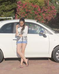 with my new car