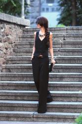 Look of the day: Back to black