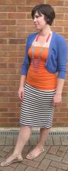 Take 5 - Striped Pencil Skirt