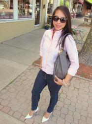 United Way Jeans Day + Uniqlo Oxford Shirt