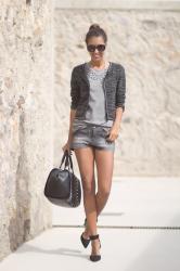 Chanel jacket and shorts