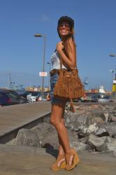 Look 164- Fringed Bag with The Code