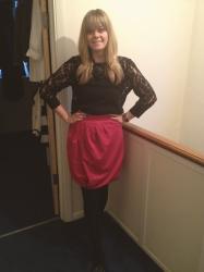 What I Wore Today: Pink Bubble Skirt