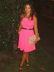 Flúor dress for a Girls night out!!!