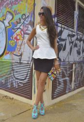 White Peplum