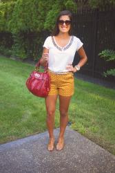 styling session: polka dot shorts