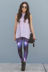 Out of this world- galaxy legs!