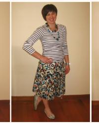 Take 5 - Floral Dirndl Skirt