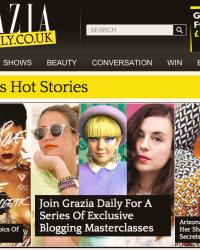 Come and watch me talk fashion with Grazia!