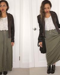 The Khaki skirt