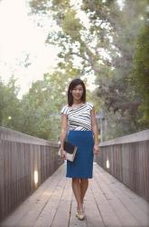 Styling the "Lapis Lace Pencil Skirt" Part 2