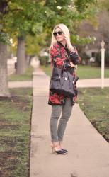 Flower Power Cardigan... Modern w/a Hint of Grandma