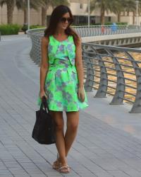 The Topshop Fluoro Dress