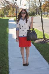 J Crew Sequin Polka Dot Top, Take 2