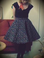 Sewing - Two circle skirts in 5 hours.