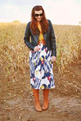Sartorial Love: The Perfect Leather Jacket & The Vintage Skirt