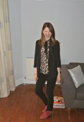 Leopard print blouse