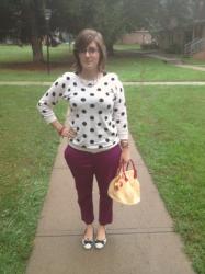 polka dots & rainy days