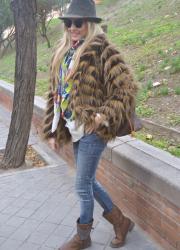 Fur coat