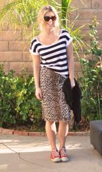 Ways I Wore It: Horizontal Striped Tee..