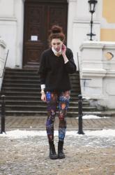 Printed leggings