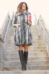 Plaid Trench