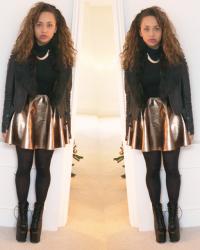 The Metallic Skirt