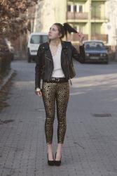 Gold pants