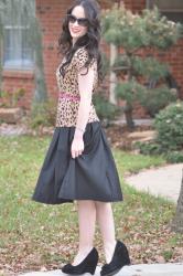 The Party Perfect Look with W: Leopard and the LBD