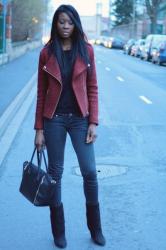 Veste en tweed & Lazio boots DIY