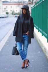 Baseball cap & Boyfriend jeans