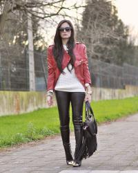 Red Biker Jacket...